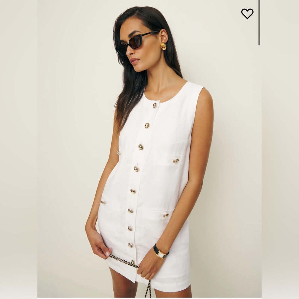Reformation Tropez Linen Dress. New with tags. Size 10